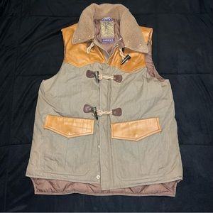RARE PRPS Goods & Co Western Puff Vest size Large